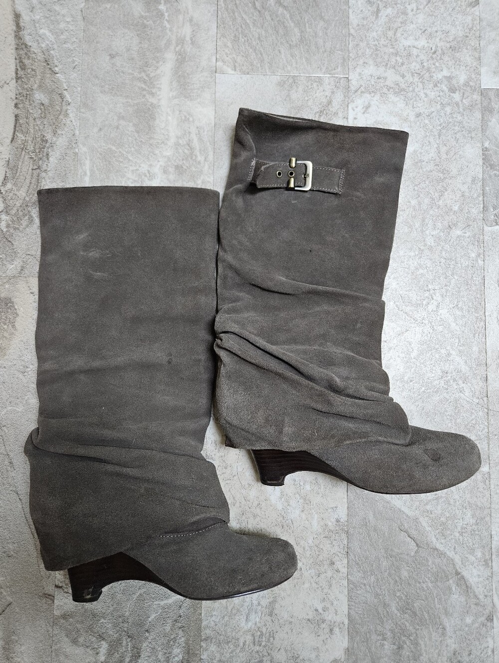 Suede Boots.